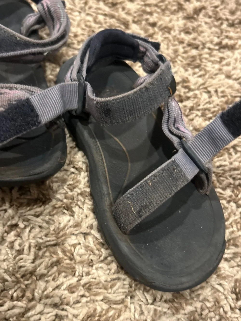 TEVA Toddler Sport Sandals Size 8 Gray Purple